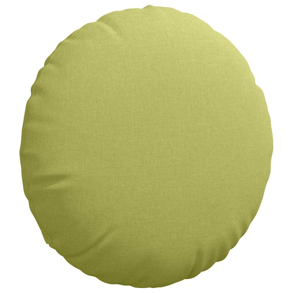 Sitzkissen 2 pcs Hellgrau Ø30 x 13 cm Stoff