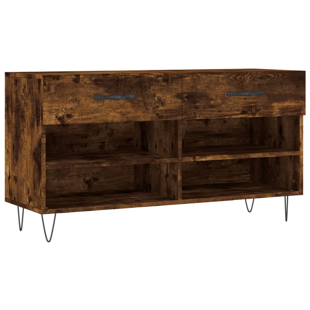 Schuhbank Weiß 102x35x55 cm Holzwerkstoff