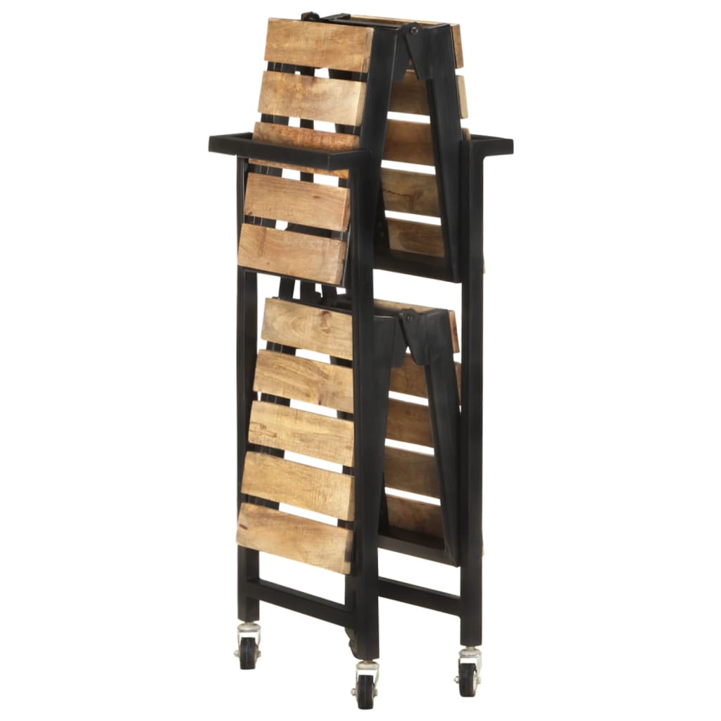 Küchenwagen 87x36x81 cm Altholz Massiv