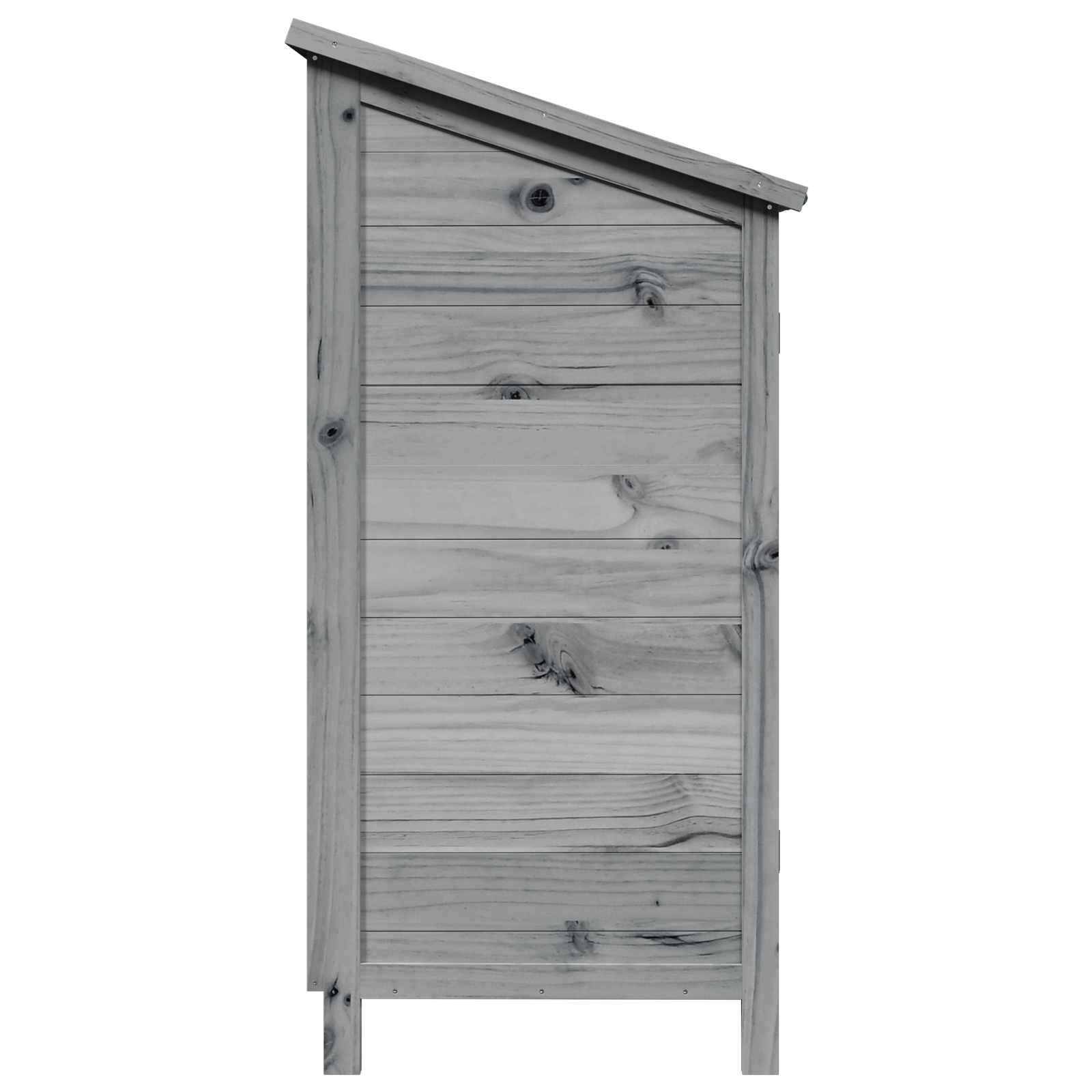 Gartenschuppen Natur 59 x 56 x 113,5 cm Massivholz aus Fichte