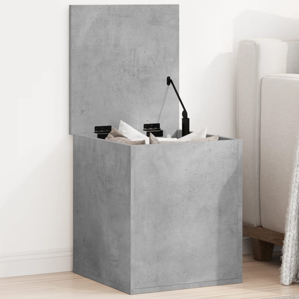 Aufbewahrungstruhe Weiß 84x42x46 cm Holzwerkstoff