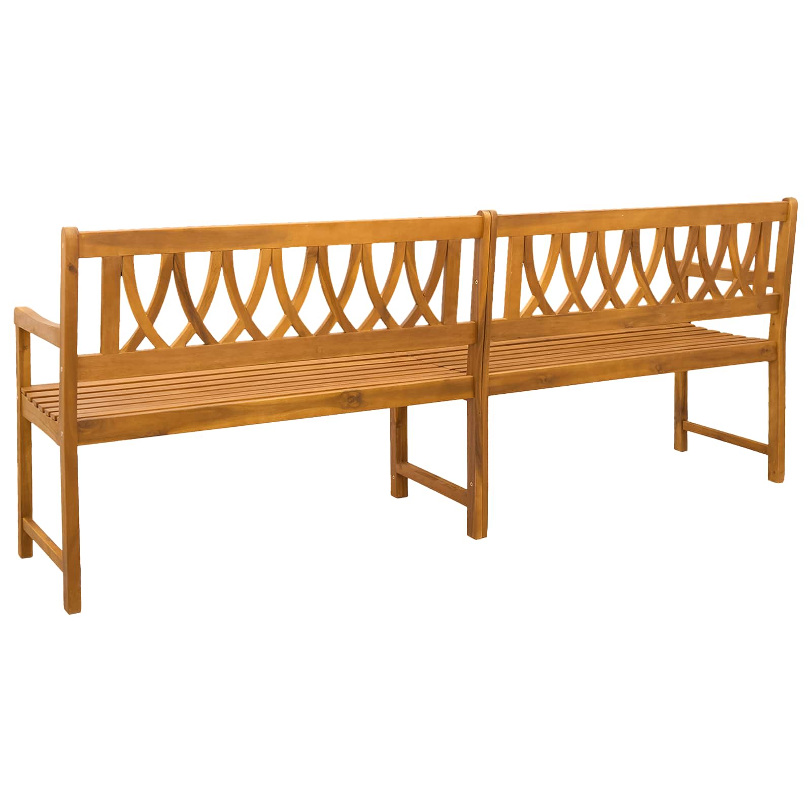 Bank Outdoor Natur 110 x 56 x 90 cm Massivholz Akazie