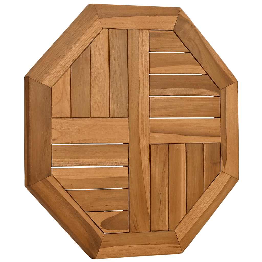 Tischplatte Massivholz Teak Rund 2,5 cm 40 cm