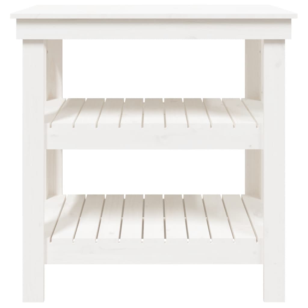 Werkbank 78,5x50x80 cm Massivholz Kiefer