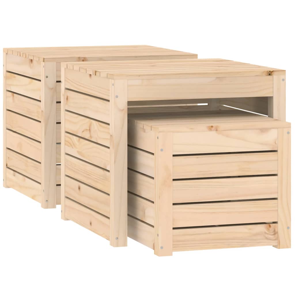 Gartenbox 101x50,5x46,5 cm Massivholz Kiefer