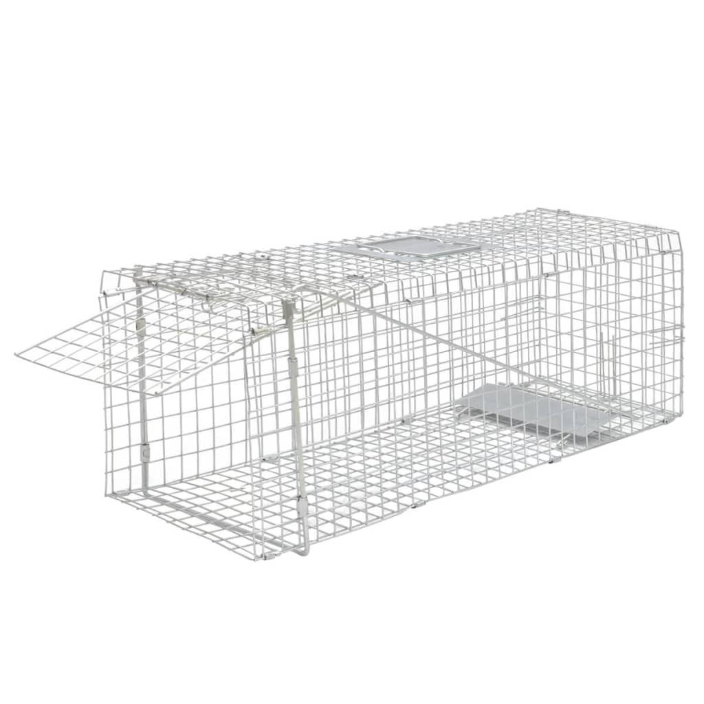 Tierfalle 64,5 x 25 x 26,5 cm Verzinktes Eisen