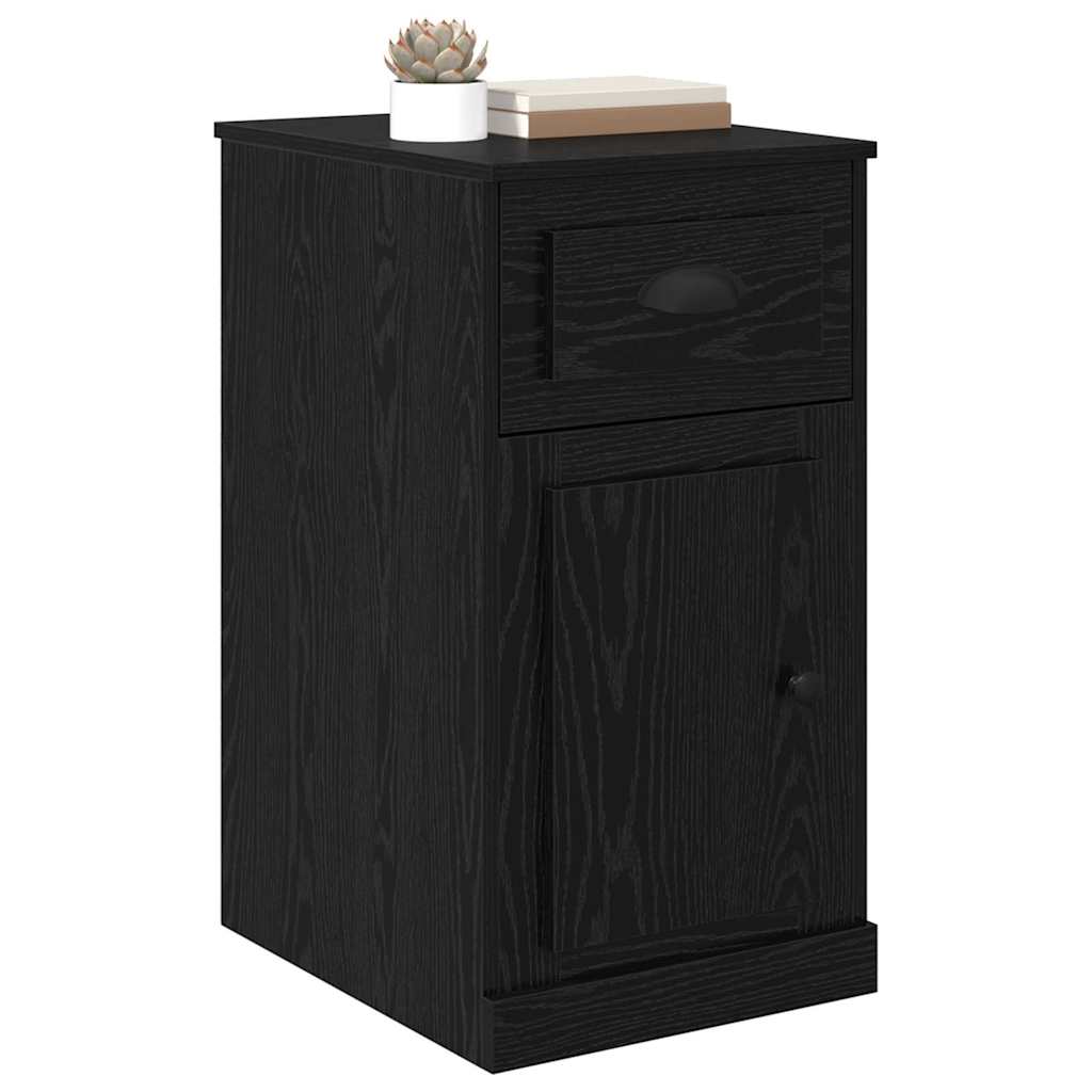 Beistellschrank mit Schublade Weiß 40x50x75 cm Holzwerkstoff