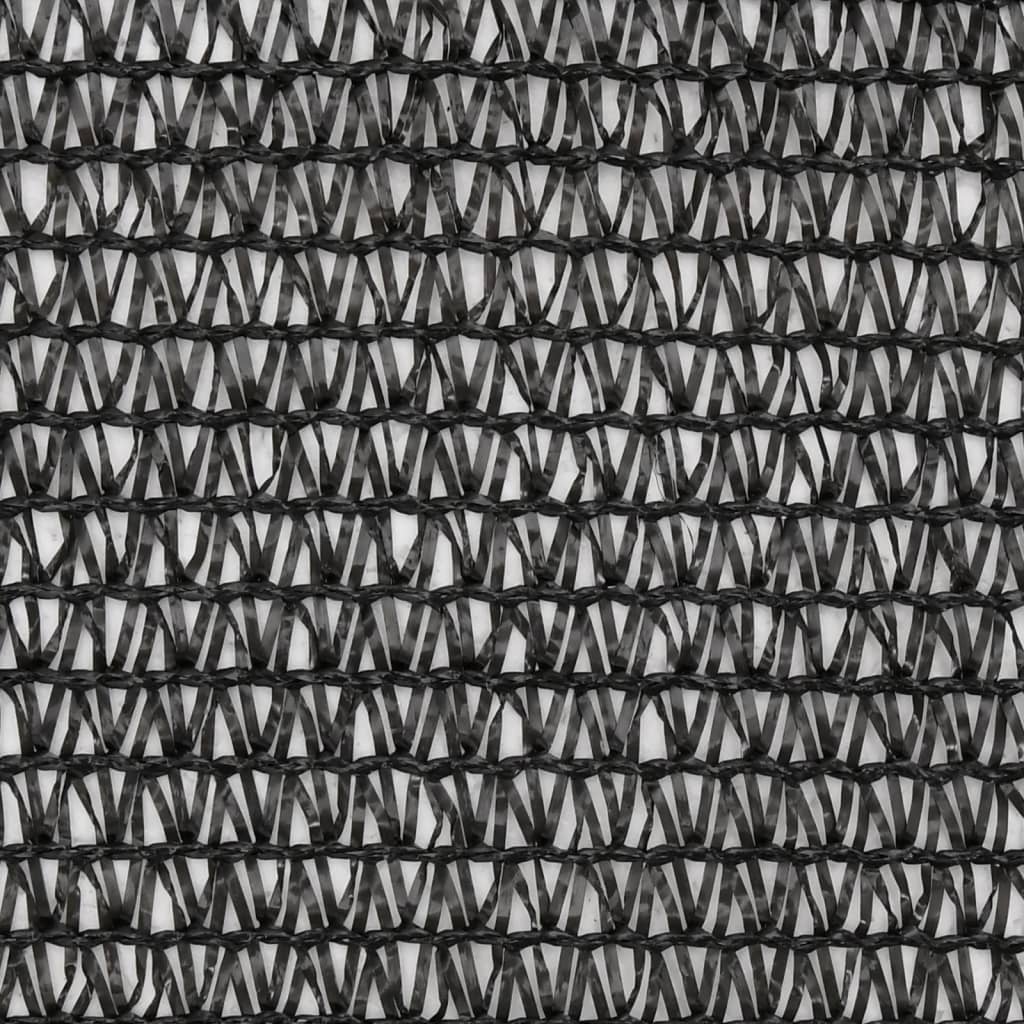 Sichtschutznetz HDPE 1x25 m Schwarz