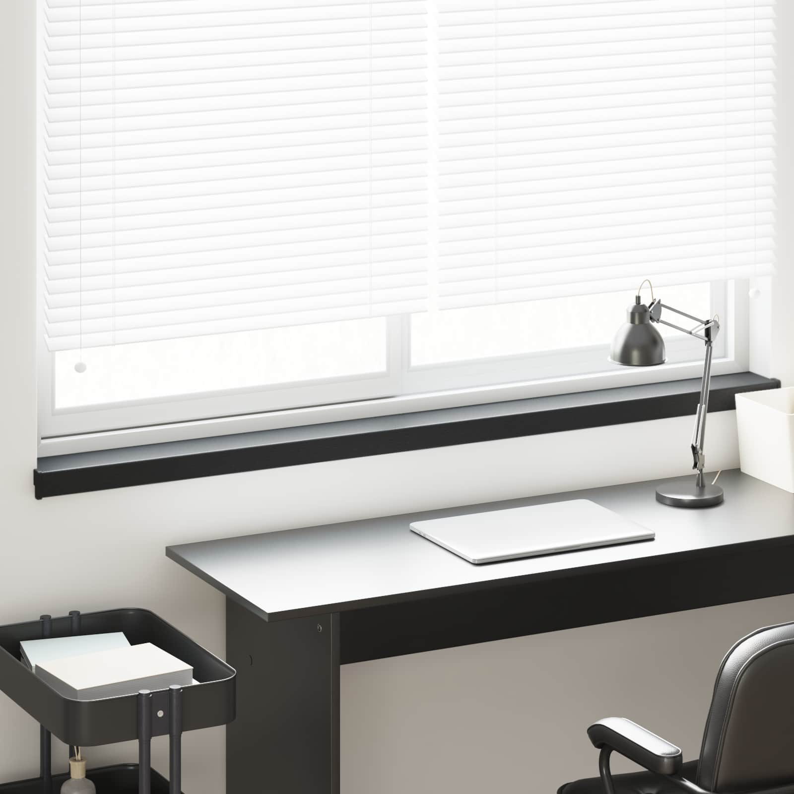 Fensterbank Weiß 60 x 10 x 4,5 cm PVC
