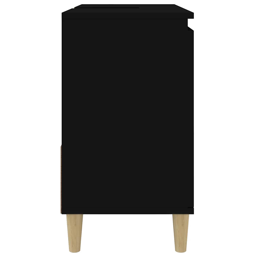 Badschrank Weiß 65x33x60 cm Holzwerkstoff