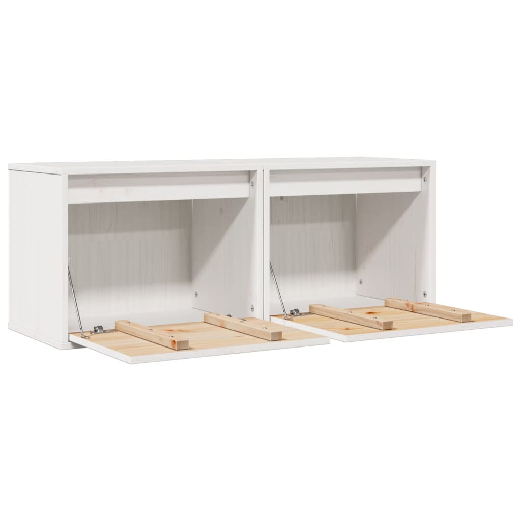 Wandschrank 45x30x35 cm Massivholz Kiefer
