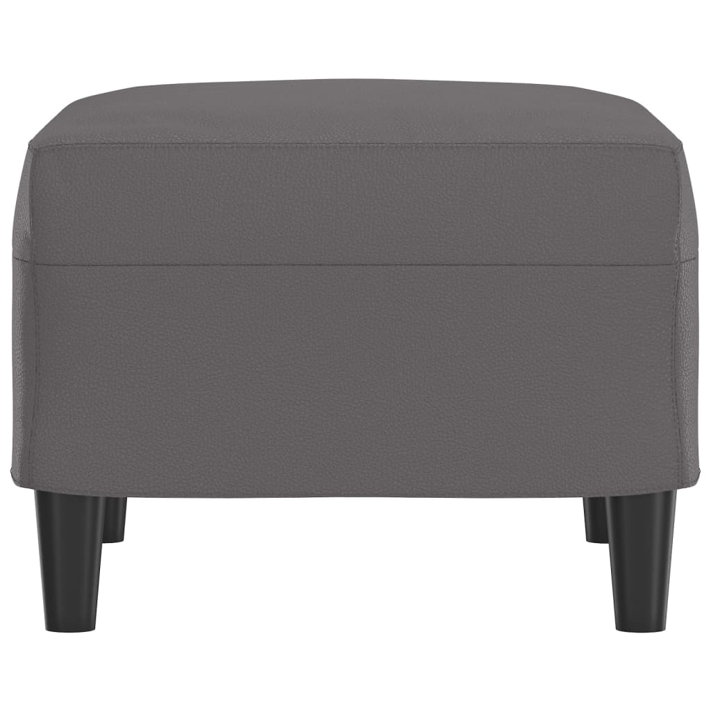 Fußhocker Schwarz 60x50x41 cm Kunstleder