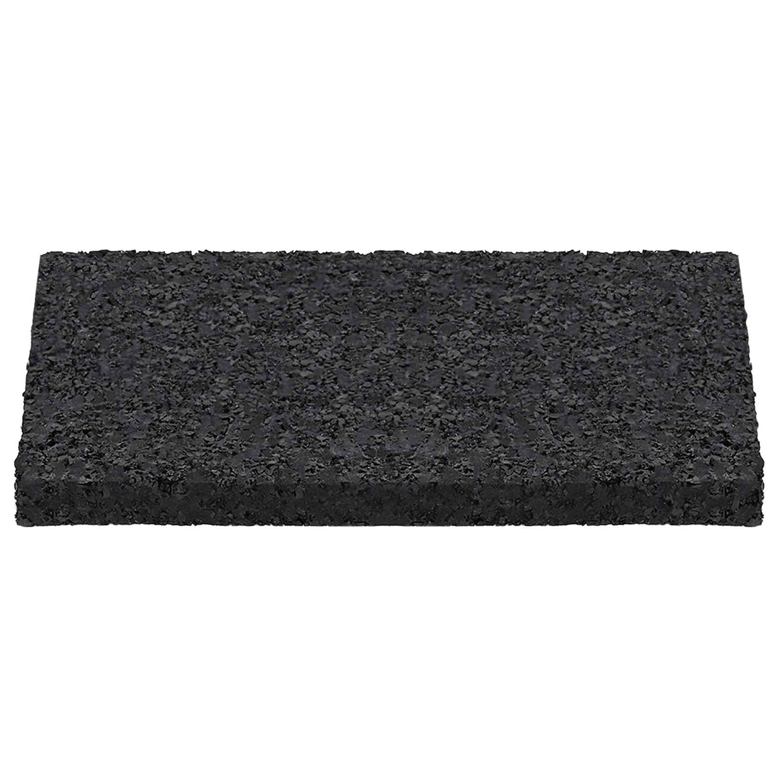 Gummigranulat-Patiopad Schwarz 6 x 9 x 0,3 cm Gummi