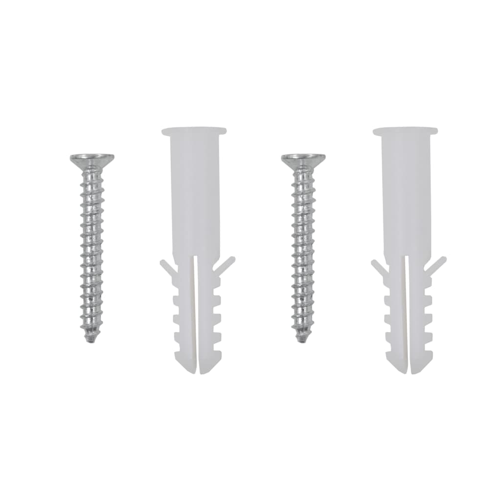 Wandspiegel 2 Stk. 40 cm Rund Glas