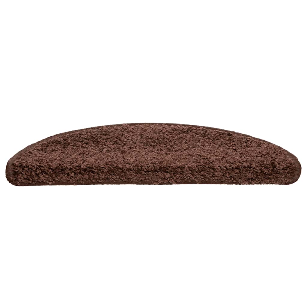 Stufenmatten 15 Stk. 56x17x3 cm Grau Halbrund