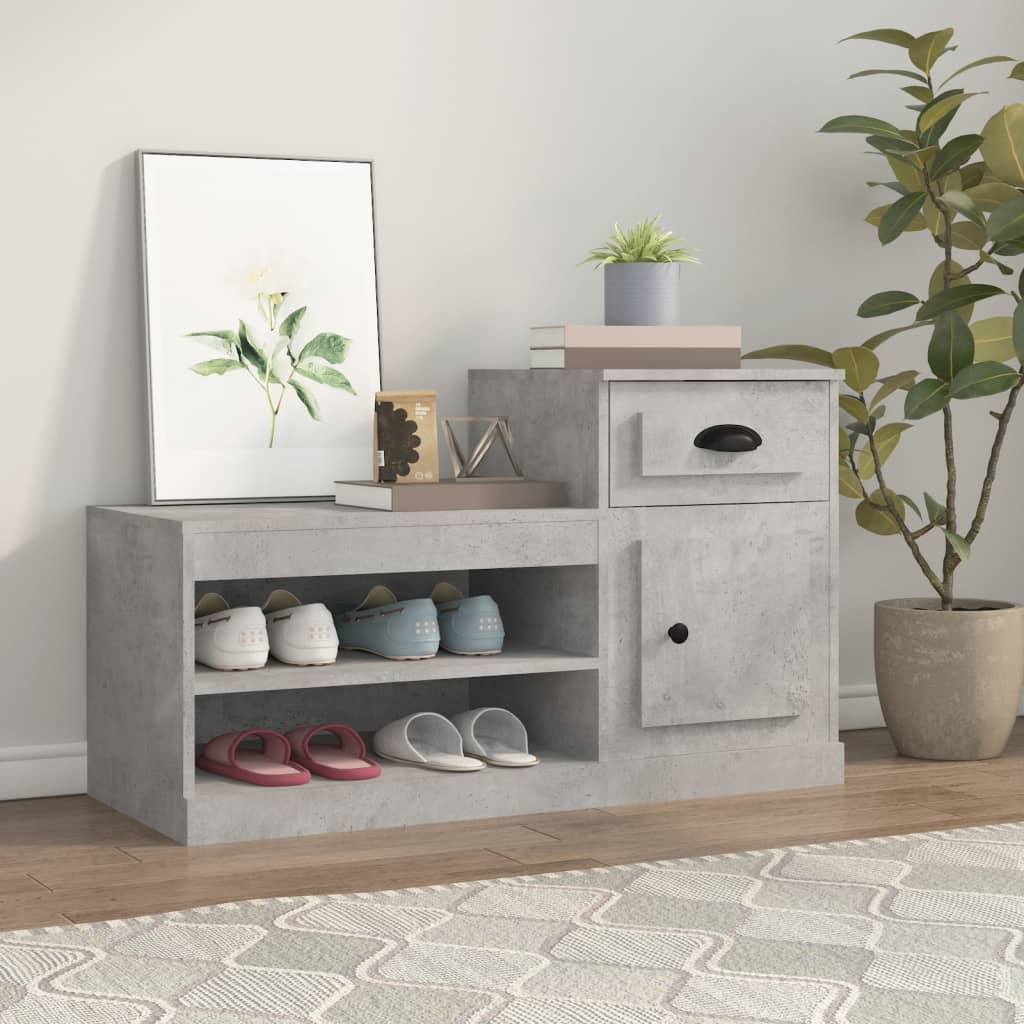 Schuhschrank Weiß 100x42x60 cm Holzwerkstoff