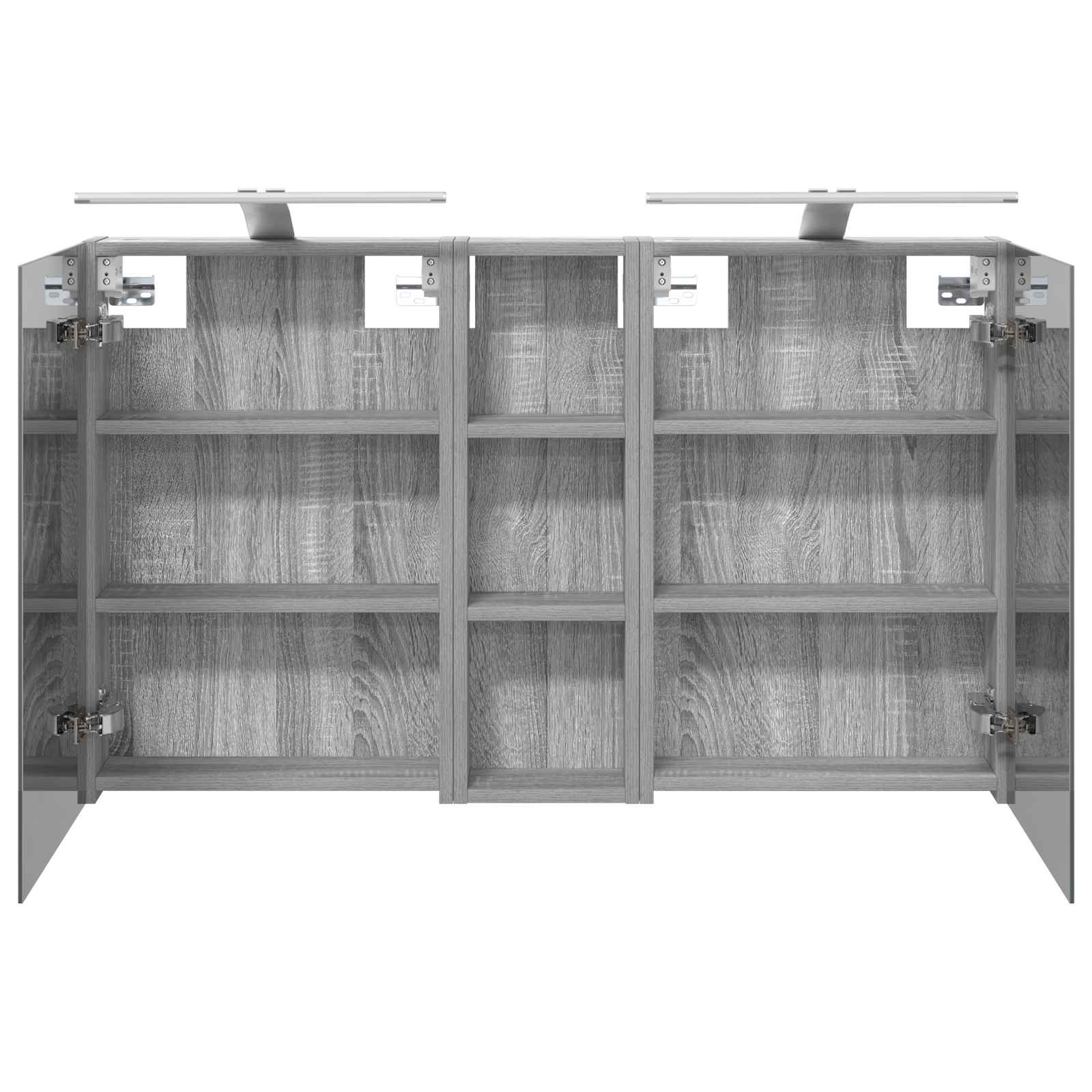 Badezimmerschrank-Set 3 pcs 80 x 10,5 x 50 cm Holzwerkstoff