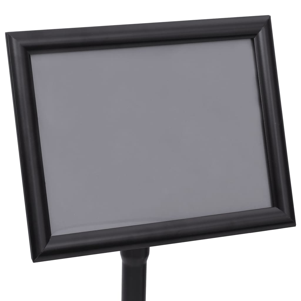 Plakatständer 2 pcs Schwarz 45 x 32,7 x 108 cm Aluminium