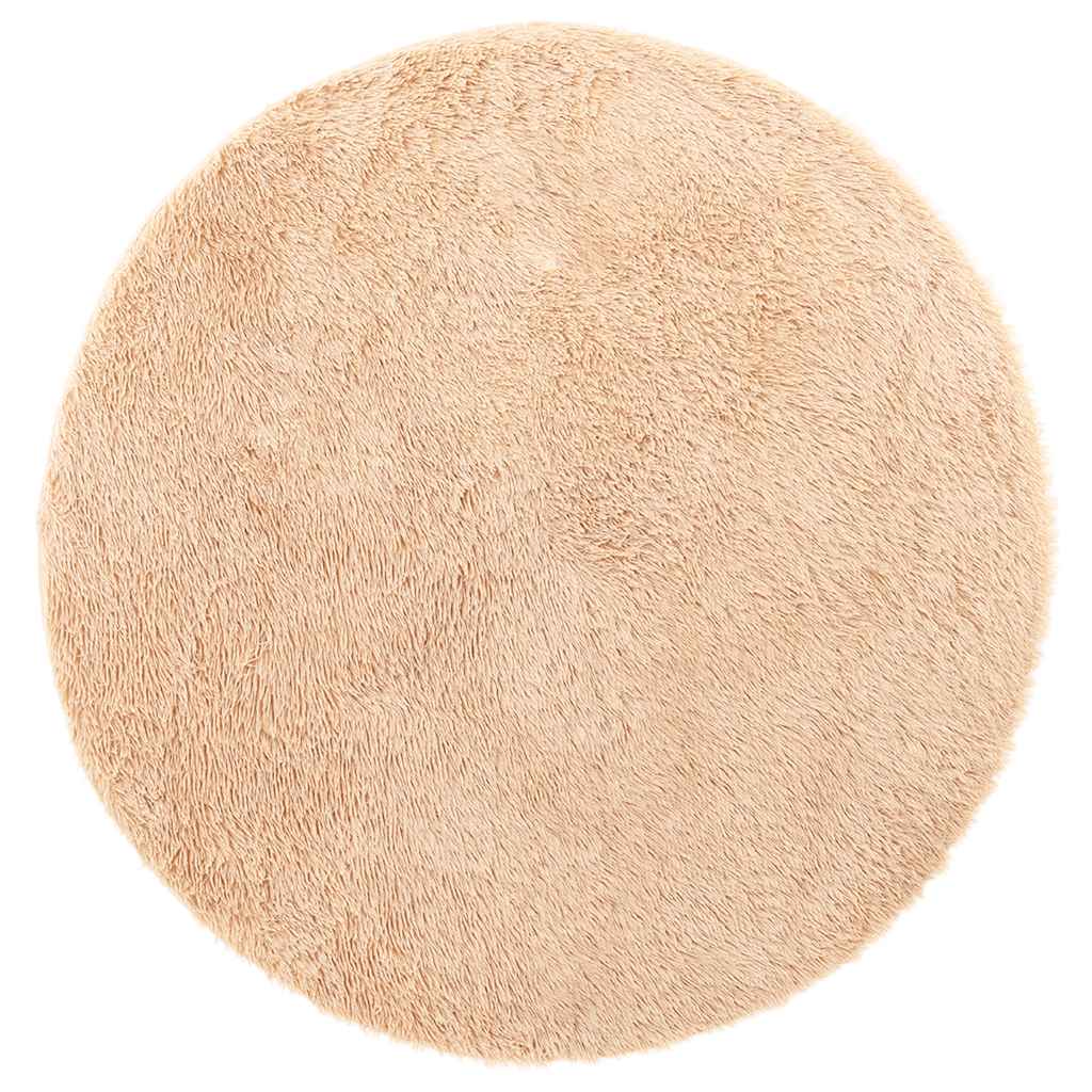 Teppich Shaggy Hochflor NAVARRA Beige 60x100 cm Polyester