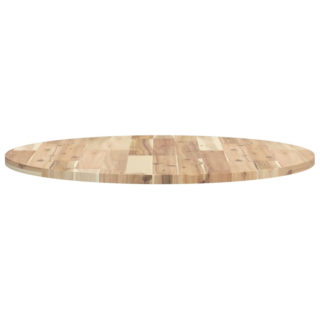 Tischplatte Rund Ø40x2 cm Massivholz Akazie