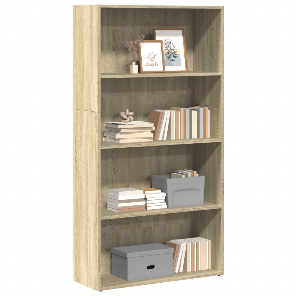 Bücherregal Weiß 80x30x189 cm Holzwerkstoff