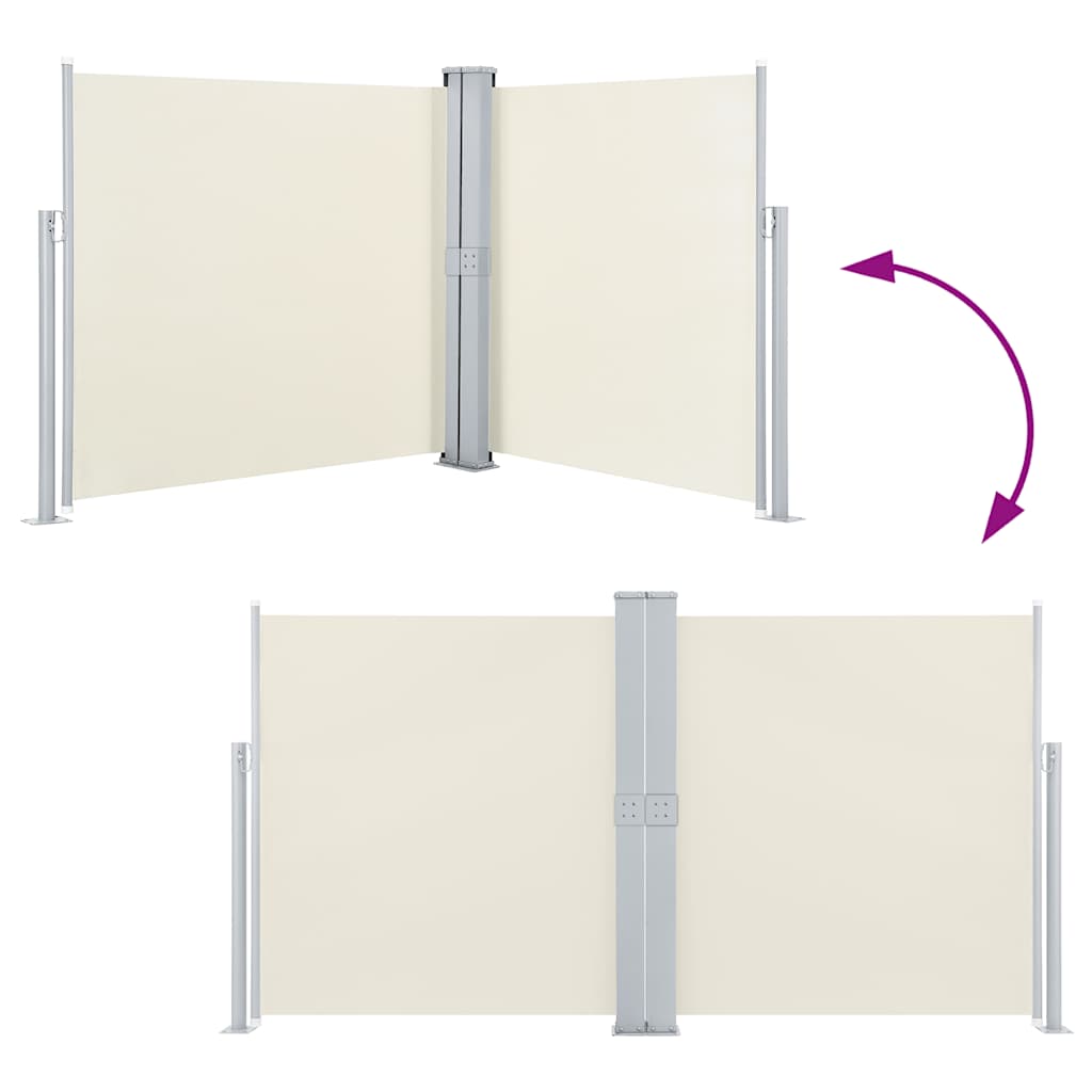 Ausziehbare Seitenmarkise 160×600 cm Braun