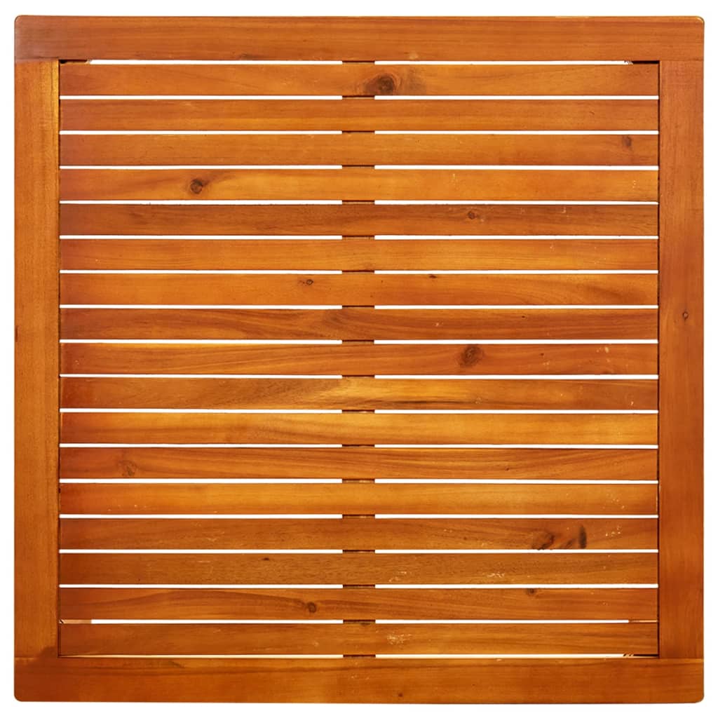 Couchtisch Helles Akazienholz 45 x 45 x 36 cm Massivholz Akazie
