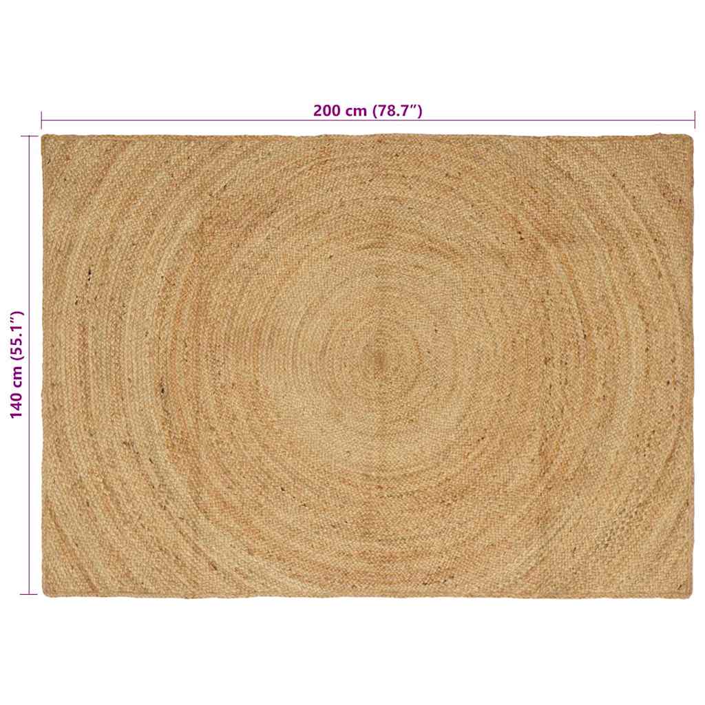 Bereichsteppiche Natur 60 x 110 cm Jute