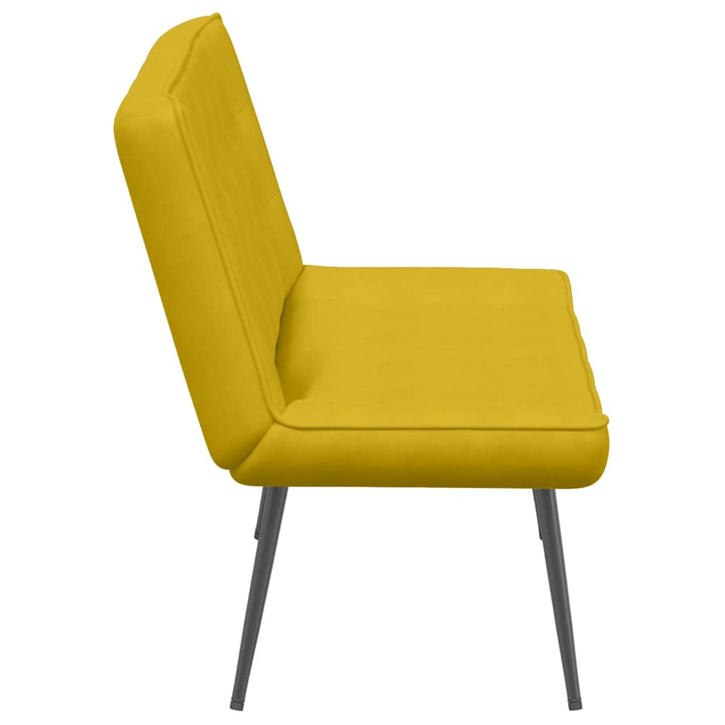 Sitzbank Hellgrau 110x74x84 cm Samt