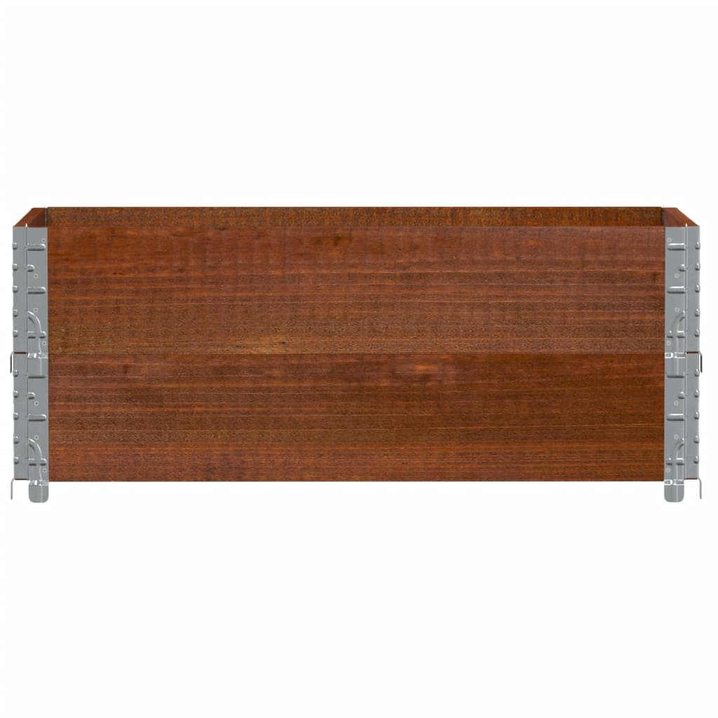 Pflanzkasten Grau 150x100 cm Massivholz Kiefer