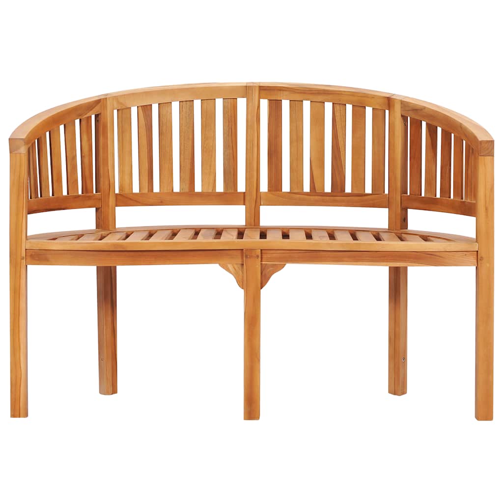 Bananenbank 180 cm Massivholz Teak