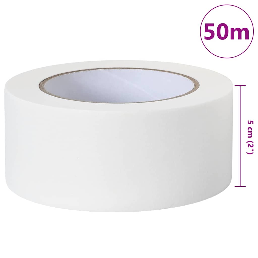 Malerklebebänder 6 pcs Weiß 19mm x 50m Papier