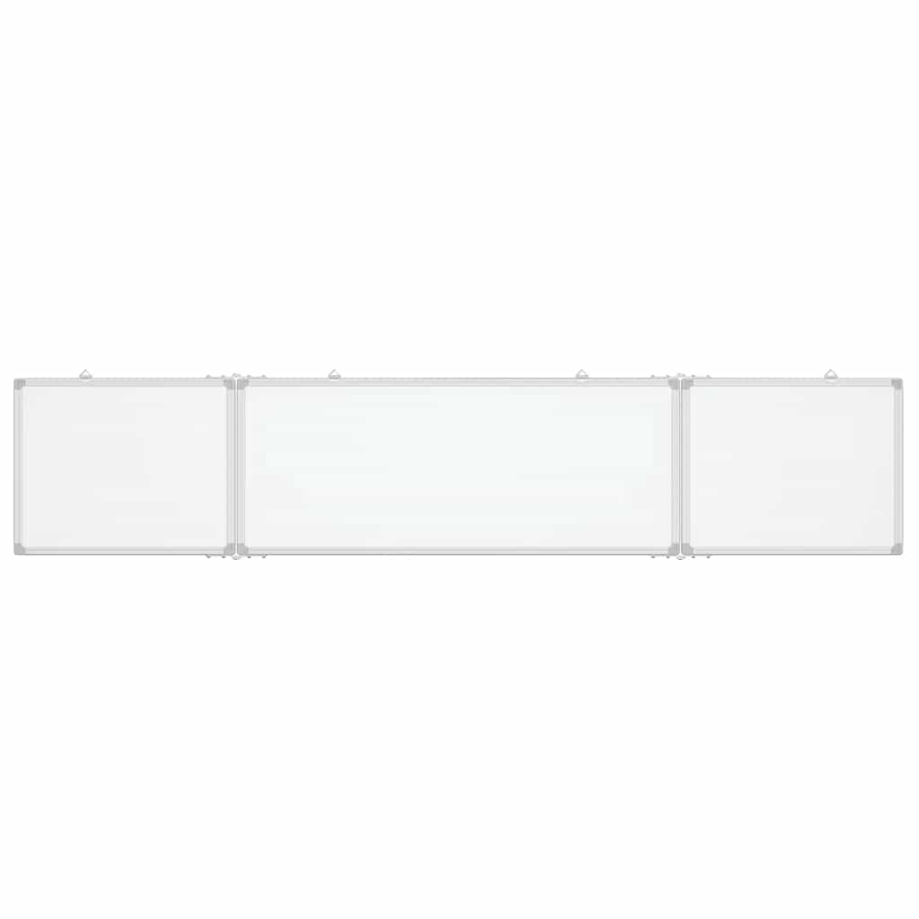 Magnetisches Whiteboard Klappbar 160x40x1,7 cm Aluminium