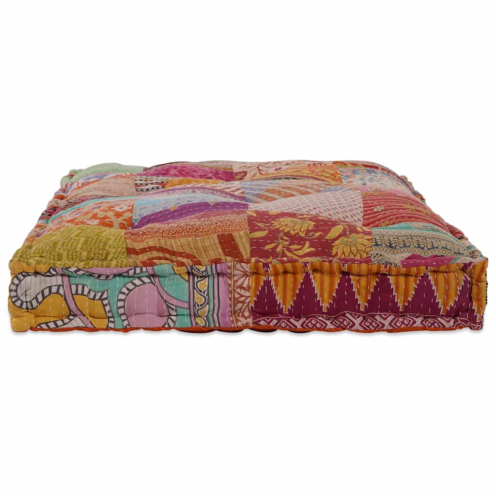 Palettensofa-Auflage Mehrfarbig Stoff Patchwork