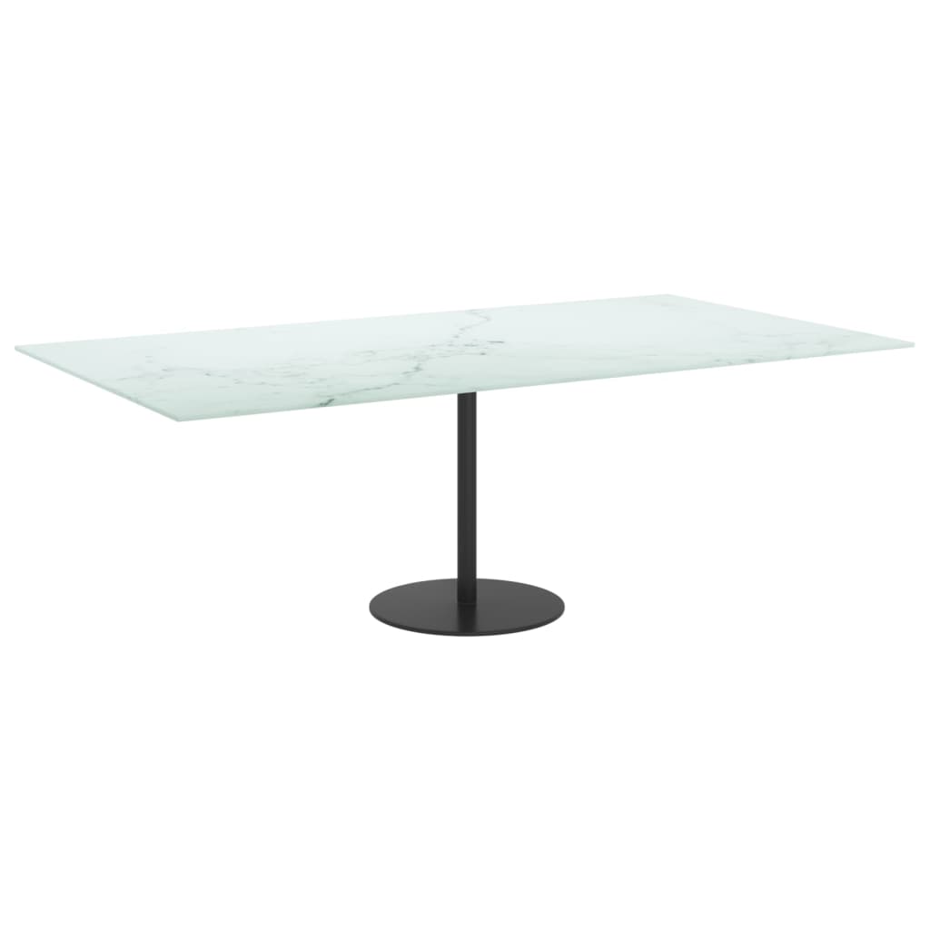 Tischplatte aus gehärtetem Glas quadratisch 700x700 mm