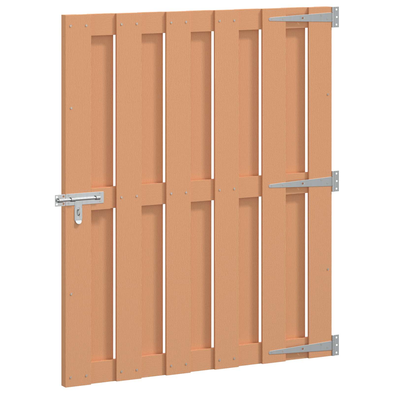 Gartentor WPC 100x112 cm Grau