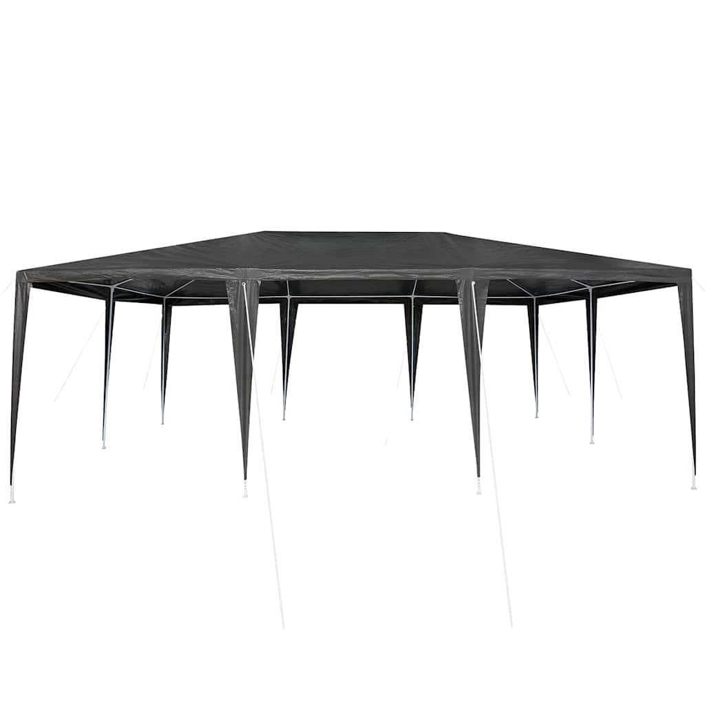 Party-Zelt Weiß 400 x 400 x 266 cm Polyethylen und Stahl