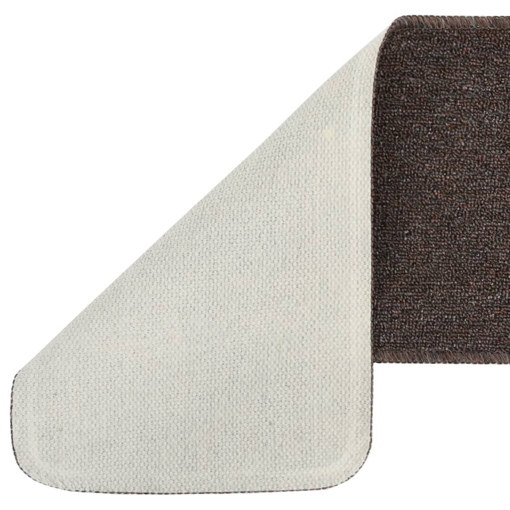 Antirutsch Stufenmatten 15 Stk. 60x25 cm Anthrazit Rechteckig