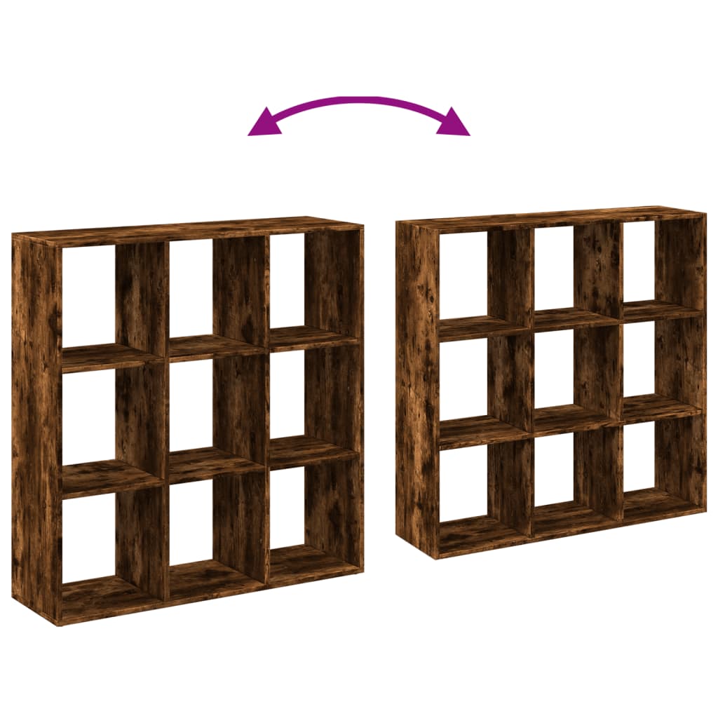 Bücherregal Weiß 137,5x29x137,5 cm Holzwerkstoff