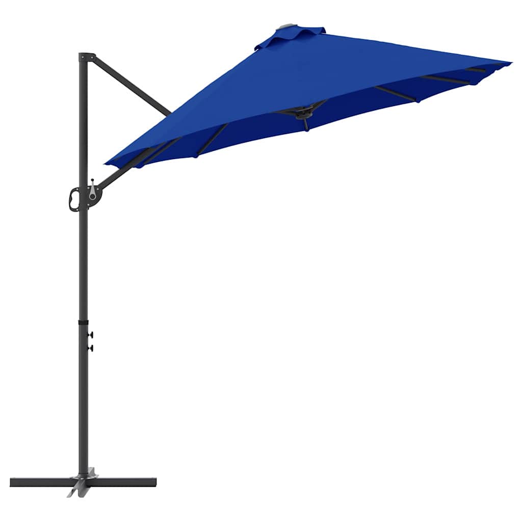 Sonnenschirm Sand 372 x 198 x 243 cm Polyester und Aluminium