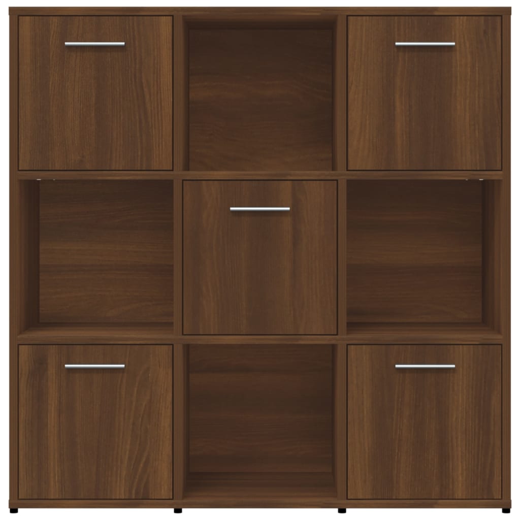 Bücherregal Weiß 90x30x90 cm Holzwerkstoff