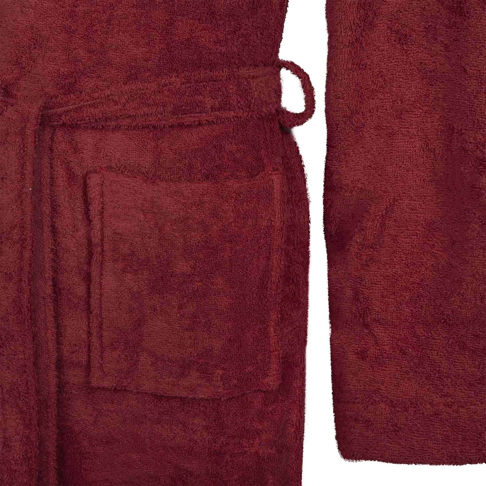 Bademantel KINN Weiß S Baumwolle