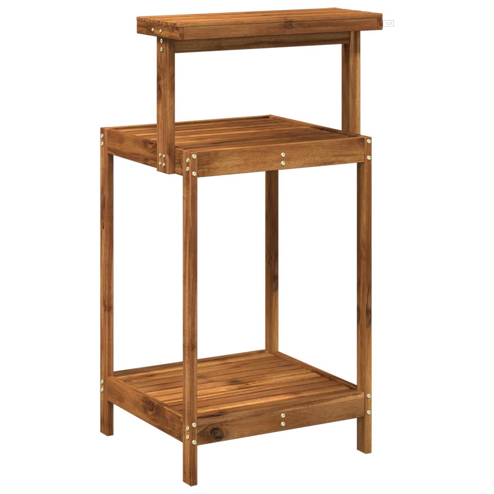 Outdoor Umtopfbank 56,5 x 48,5 x 107 cm Massivholz Akazie Natur
