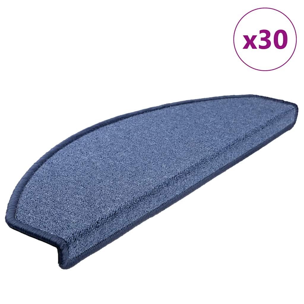 Stufenmatten 15 Stk. 56x17x3 cm Anthrazit Halbrund
