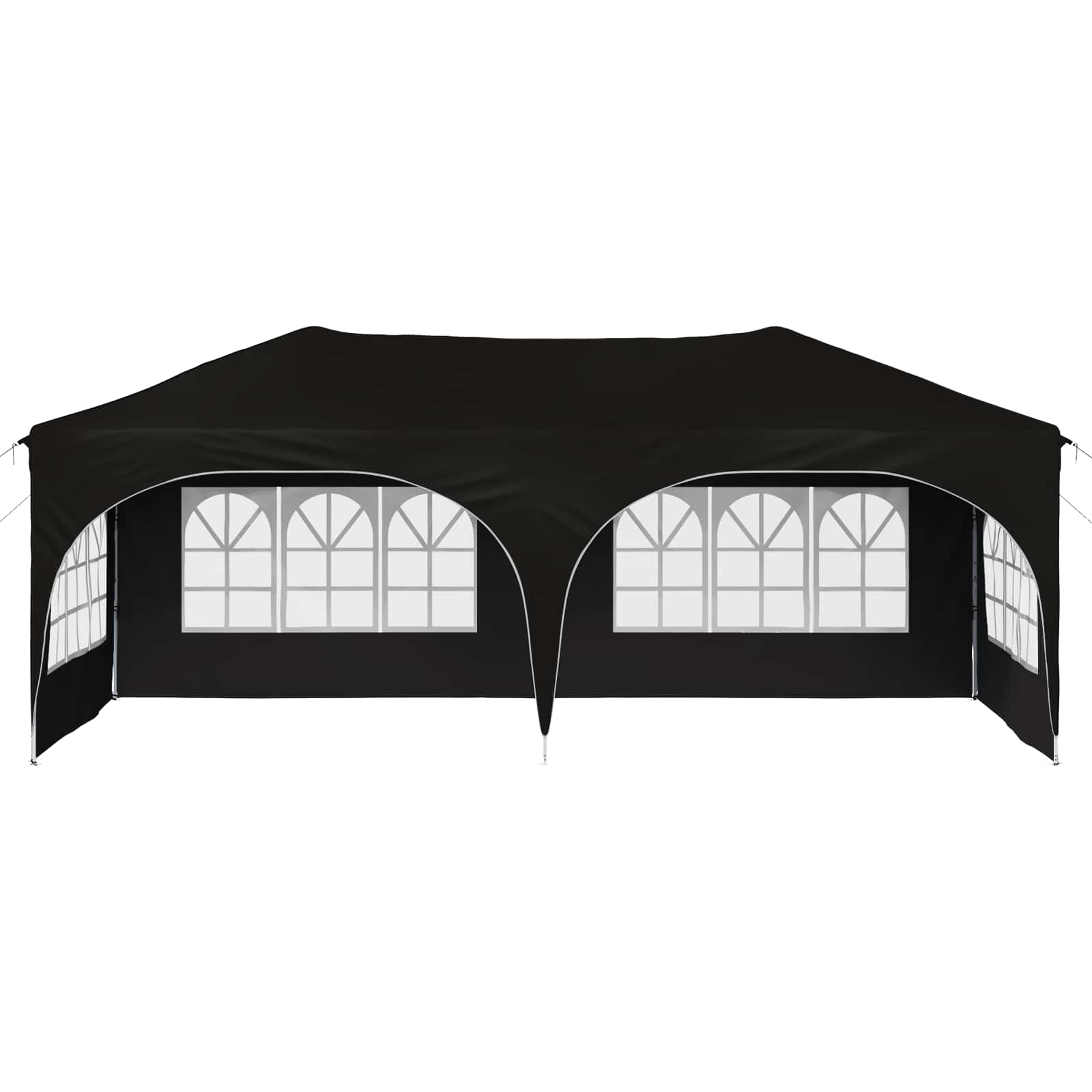 Pop-up Partyzelt 575 x 288 x 245 cm Creme Oxford-Stoff