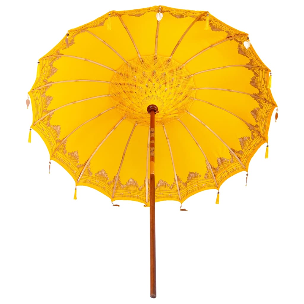 Balinesischer Sonnenschirm Creme 185 x 185 x 260 cm