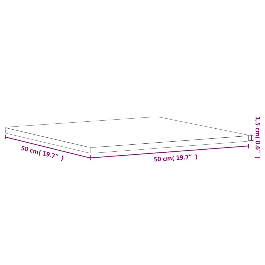 Tischplatte Ø30x1,5 cm Rund Massivholz Buche