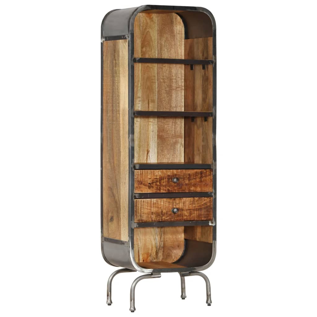 Highboard 40x30x126 cm Massivholz Mango