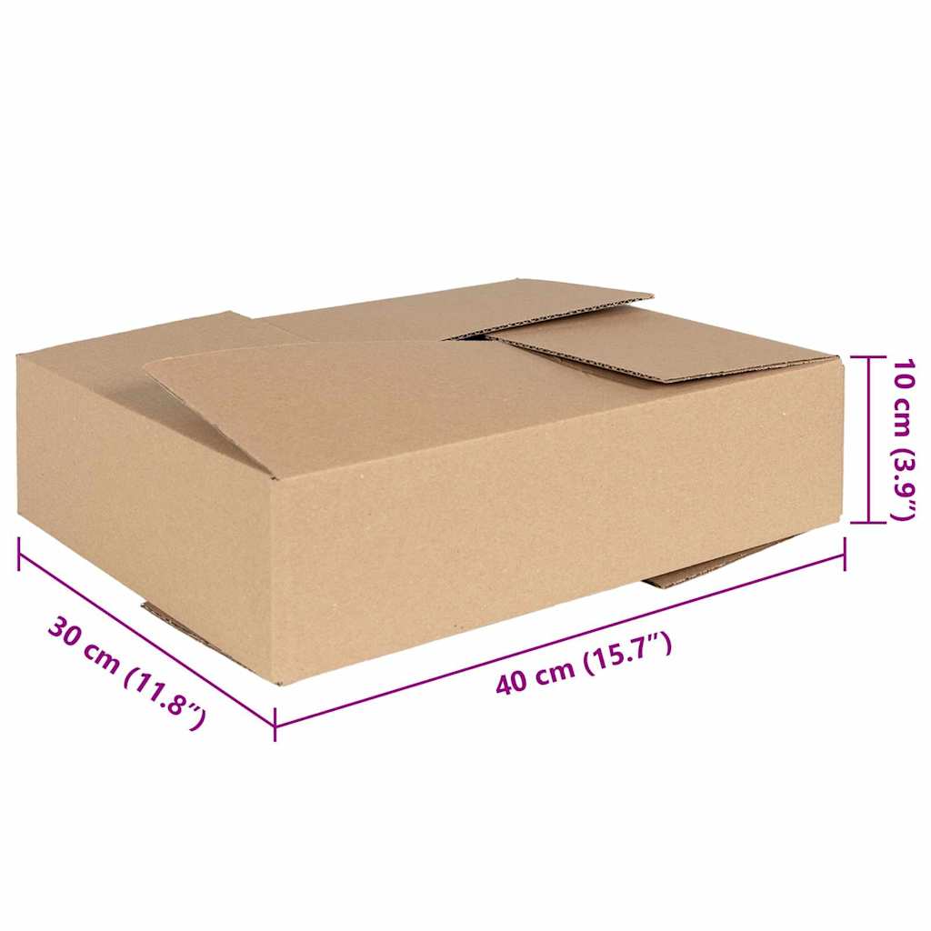 Faltbox mit Speicher 50 pcs Natur 15 x 15 x 8 cm Karton