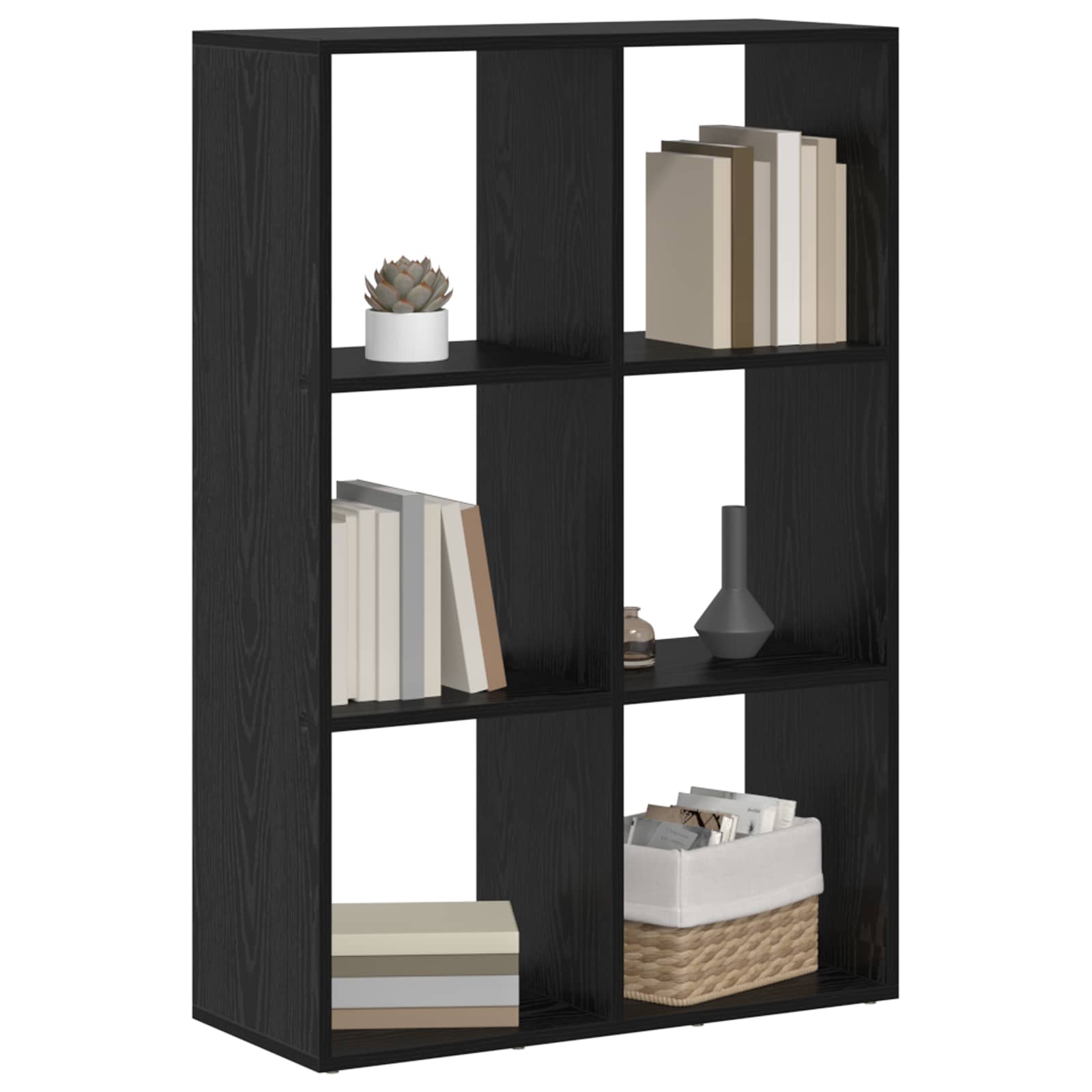 Bücherregal Weiß 137,5x29x137,5 cm Holzwerkstoff